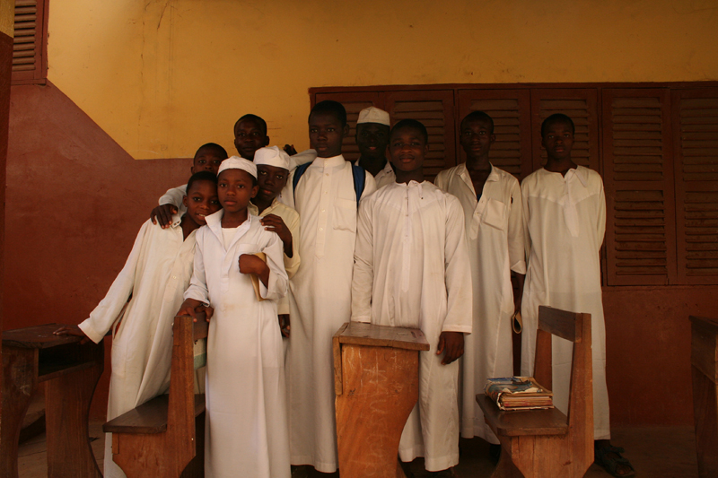 Male Students at an Islamic-secular school 