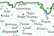 View Map of Ghana